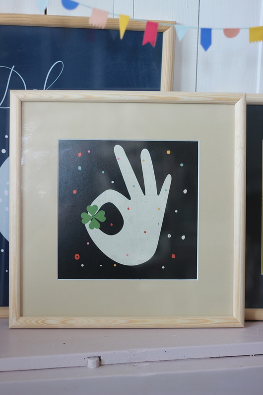 grafiki i ilustracje obrazek KONICZYNKA oprawiony z ramką