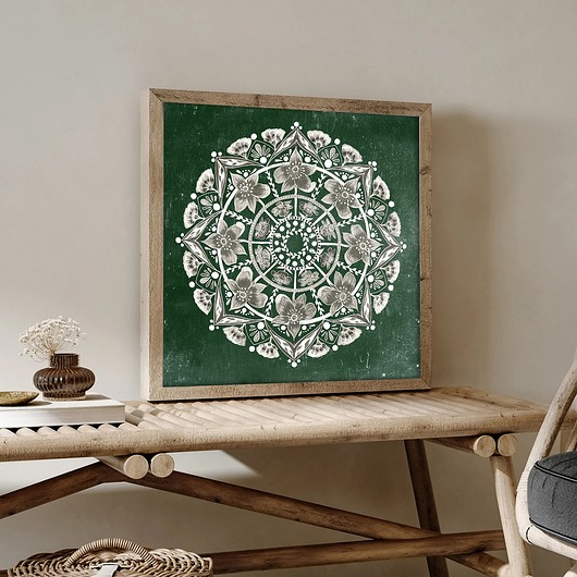 grafiki i ilustracje Mandala. Plakat