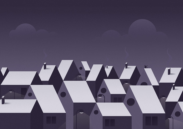 grafiki i ilustracje Night time
