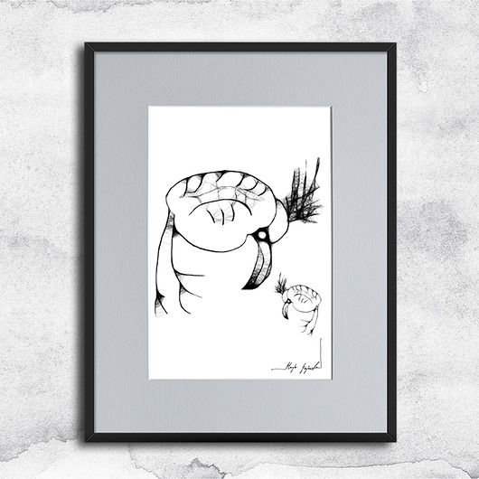 grafiki i ilustracje Oprawiona grafika nr 33