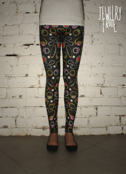 Legginsy Jewelry Biżuteria Charlie the Dodo