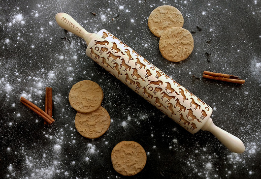 konie- wałek grawerowany do ciastek Rolling Pin Collection
