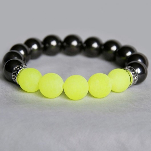 graphite & NEON YELLOW kaktusia