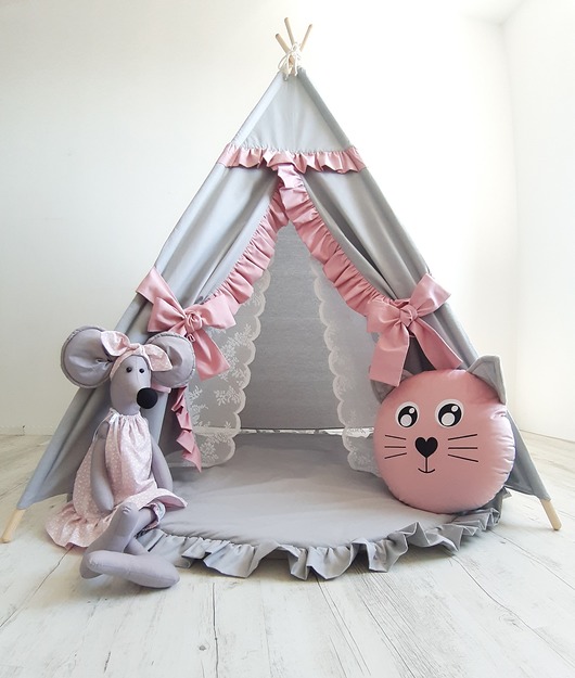 namioty i tipi dla dzieci Namiot Tipi + mata  115 x 115 cm
