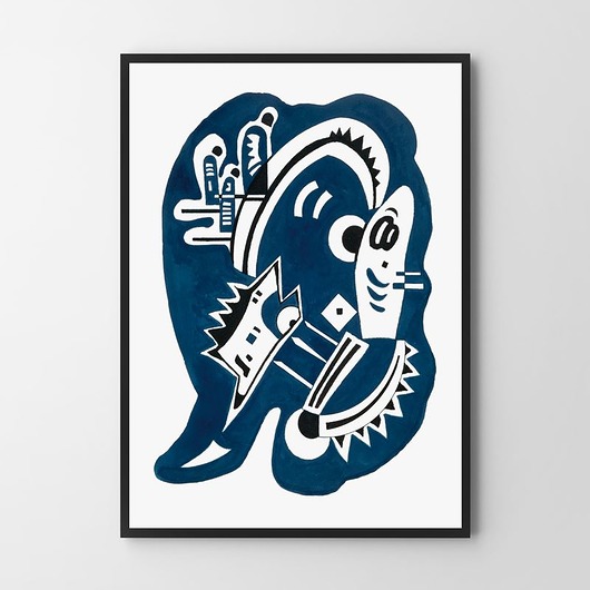 plakaty Plakat Kandinsky blue 