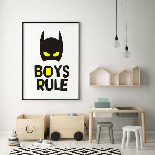 Plakat do dziecięcego pokoju batman dziecko plakaty