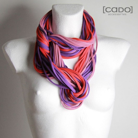 Zamotka Dzianinowy Naszyjnik LOLLY POP CADOaccessories