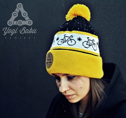 beanie pompom  Yellow  FW/18 YOGI BABU PROJEKT yogi babu projekt