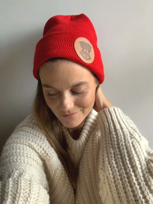BEANIE czerwona ROTTlove