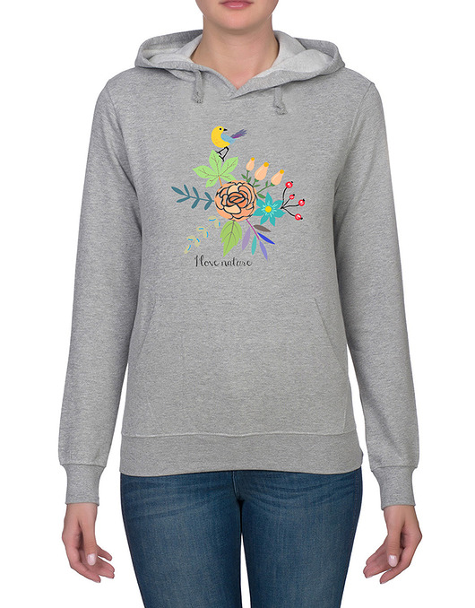 Bluza damska. Kwiaty i ptaki Love Life and Forest