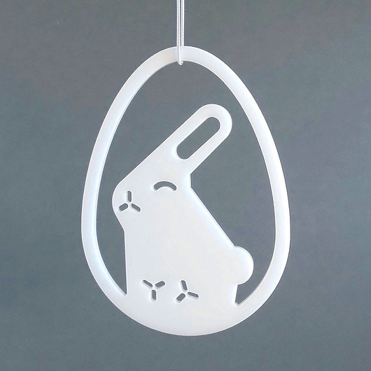 BUNNY EGG white/S YUKIKO