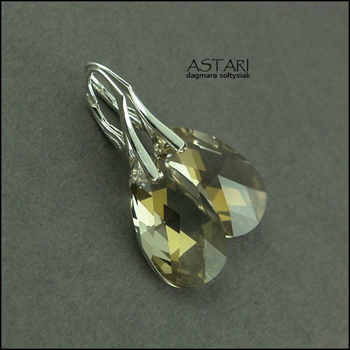 kryształ SWAROVSKI I SREBRO - SILVER SHADE Astari