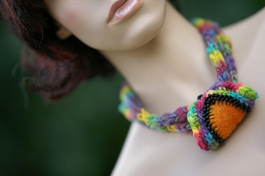 Naszyjnik Rainbow Orange HERBE DESIGN