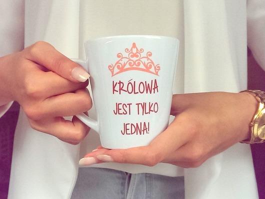Kubek Latte KRÓLOWA FarrowDesign