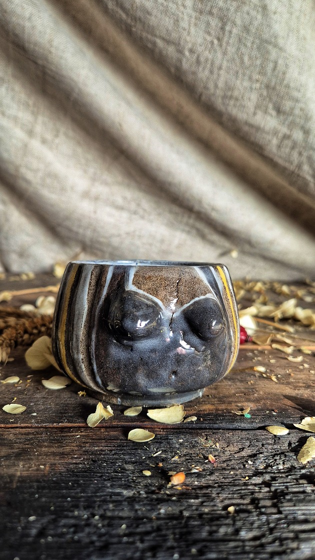 kubki OuTLEt l, kubek cycuszki na kawę, kubek Rzeźba kobieta, cappuccinka