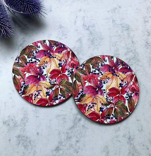 podkładki do kuchni Podkładki pod kubek- Winobluszcz