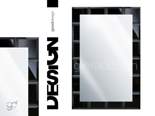 Lustro Attika Black Fazis 80x120 cm gieradesign
