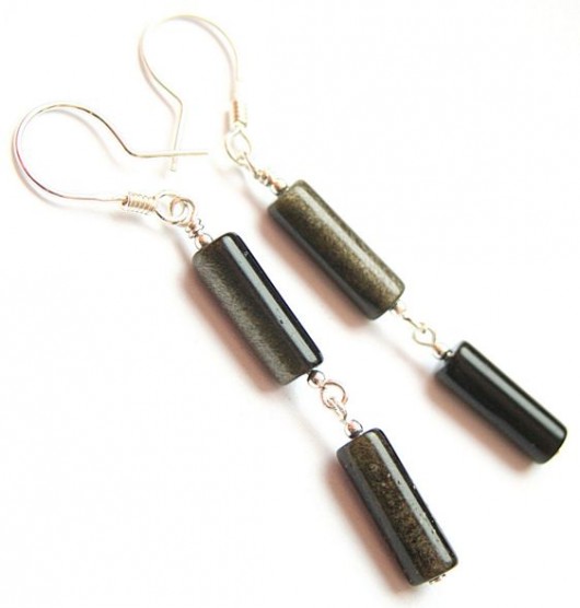 KOLCZYKI AMULET IMPRESJA