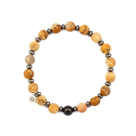 biżuteria męska Męska bransoletka zodiakalna - Rak - Zdrowie i Ochrona I