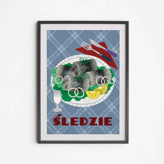 plakaty Plakat Śledzik