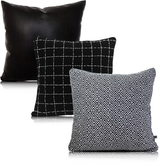 Loft Black - 3 poduchy! POSZTUCE