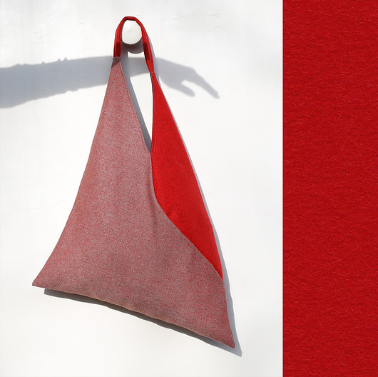 DZIWONIA DUO asymetryczna torba shopper The Waste
