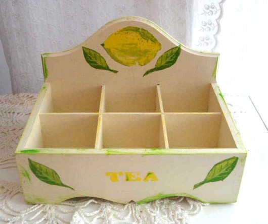 Herbaciarka pojemnik retro Lemon AvA