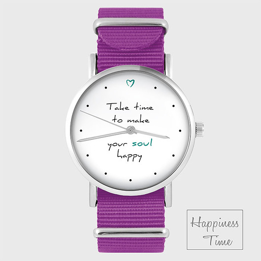 zegarki damskie Zegarek - Make your soul happy - amarant