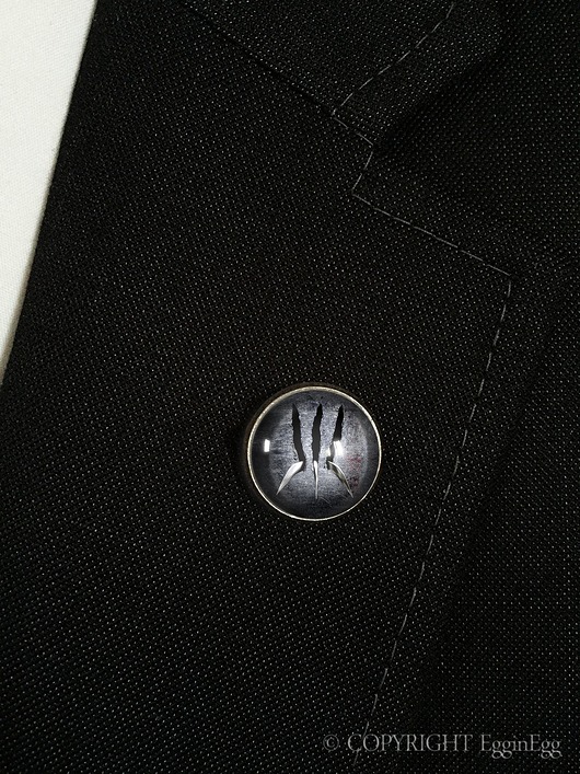 biżuteria męska Wolverine - wpinka do marynarki - 0727