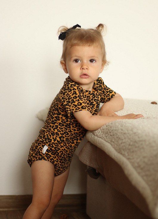 body i śpiochy niemowlęce Bodziak PANTERKA