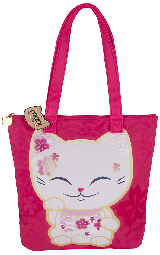 torbeka mani lucky cats czerwona  60 x 32 x 8 cm KIMMIDOLL POLAND