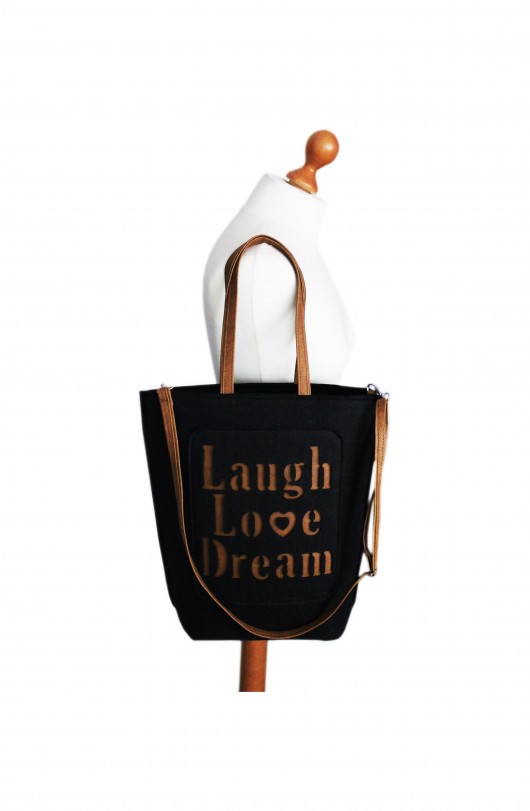 torby XXL shopper bag folk  - love