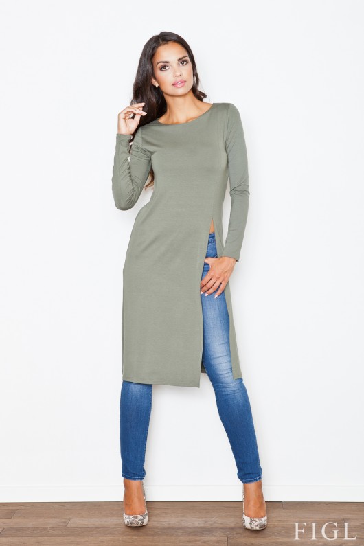 Bluzka M389 Oliwka Figl