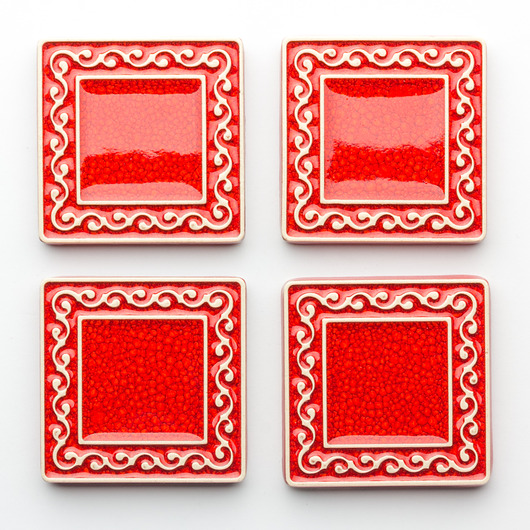 kafle i panele Kafle VIVACE czerwone, 5cm x 5cm