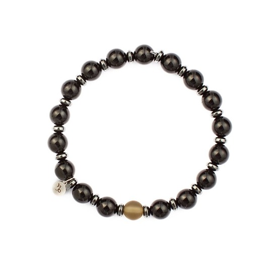 biżuteria męska Męska bransoletka zodiakalna - Koziorożec - Ochrona i przemiana II