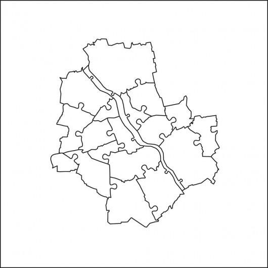 grafika PUZZLE WARSZAWA Lokalny