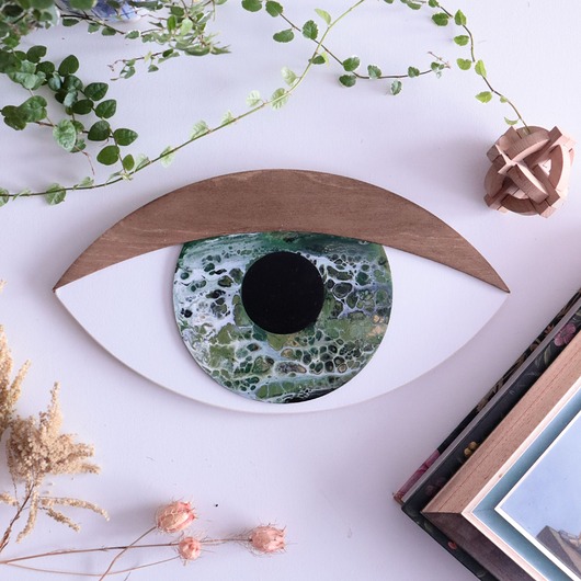 Ozdoby na ścianę Oko 3D planet 6/055