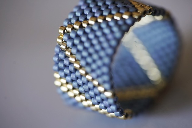 pierścionki - różne Pierścionek Beadingowy  GoldenJeans