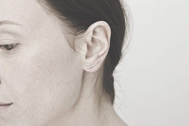 Kolczyki LINIA / srebro Magdalena Paszkiewicz Jewellery