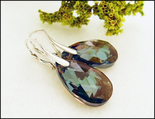 LUXURY- kryształ Swarovski Migdał Bronze Shade Little Dreamer