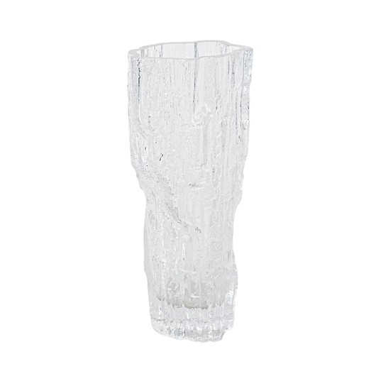 wazony Wazon szklany ice glass, duński design, lata 70, produkcja: Dania