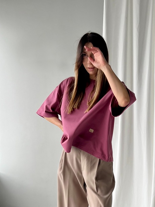 t-shirt damskie Crush /Malaga - bawełniany t-shirt oversize