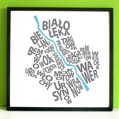 Plakat Warszawski ONE MUG A DAY