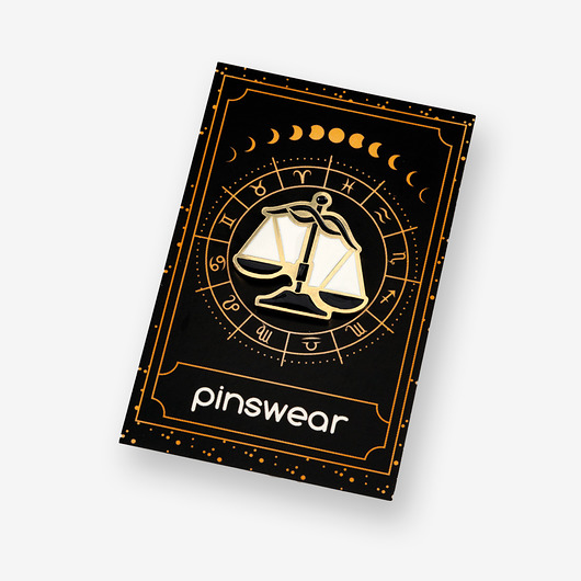 przypinki Pins znak zodiaku "Waga"