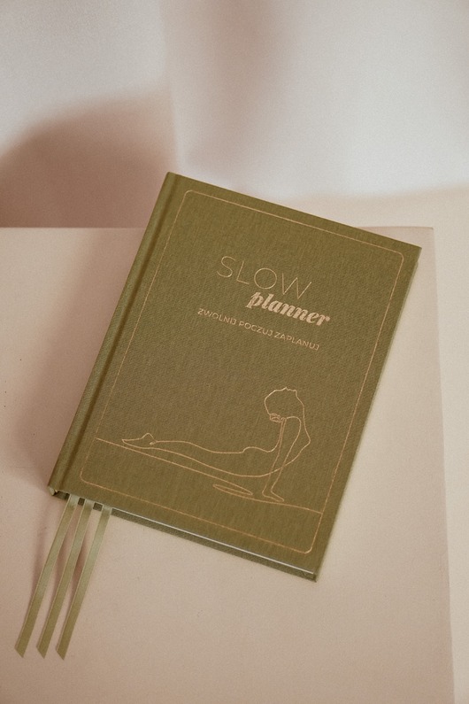 kalendarze i plannery SLOW PLANNER 2026  układ tygodniowy  Kojąca Matcha