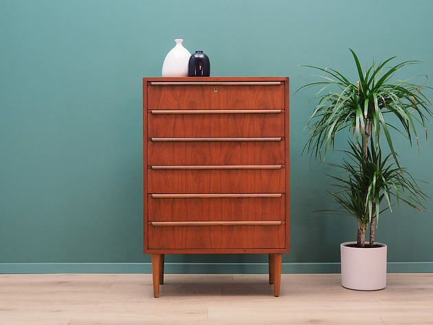komody i szafki Komoda tekowa, duński design, lata 70, Ahlstr