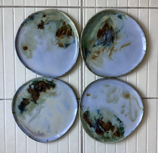 patery i talerze Duże talerze ręcznie robione