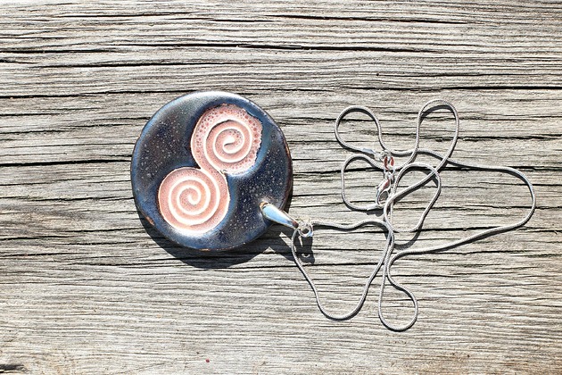 wisiory Wisiorek ceramiczny - Spirale Czasu