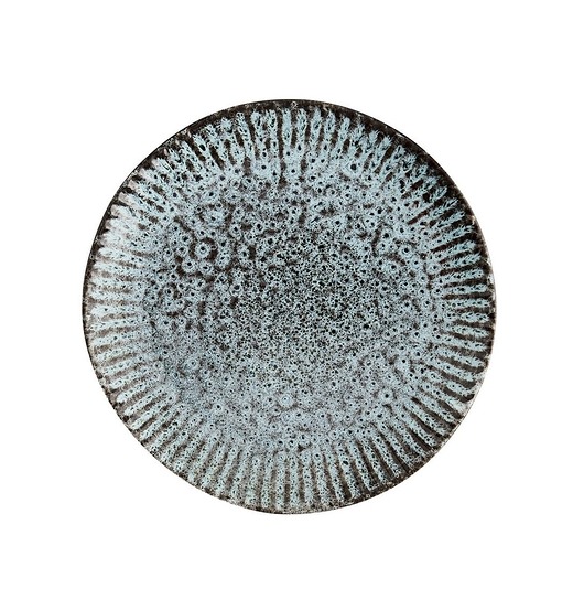 patery i talerze Talerz deserowy 21,5cm ceramiczny niebieski
