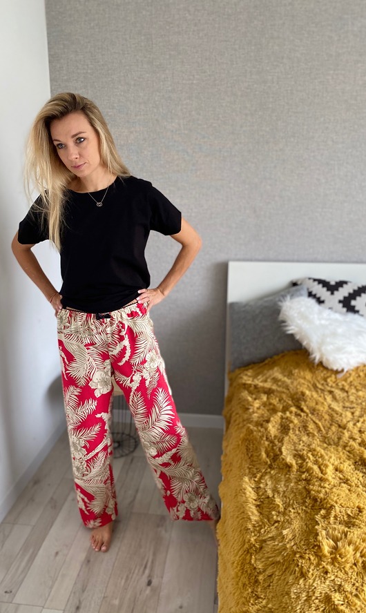 Spodnie do spania z wiskozy do piżamy MIX &MATCH HisOutfit